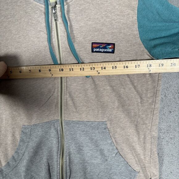 Patagonia Board Short Full Zip Light Weight Hoodie Women’s Size S Organic Cotton - Picture 10 of 16
